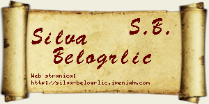 Silva Belogrlić vizit kartica